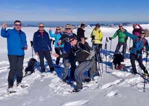 Randonnées en raquettes à neige dans le pays d'Appenzell