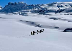 Snowshoe tour with fondue or raclette