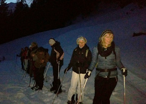 Divertissement en raquettes et au chalet d'alpage à Adelboden