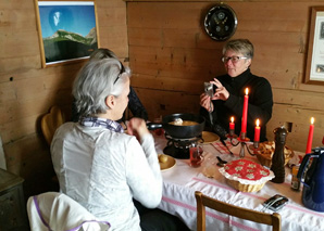 Divertissement en raquettes et au chalet d'alpage à Adelboden