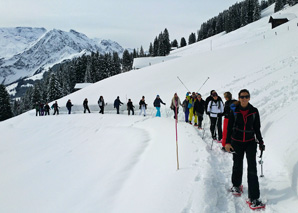 Divertissement en raquettes et au chalet d'alpage à Adelboden