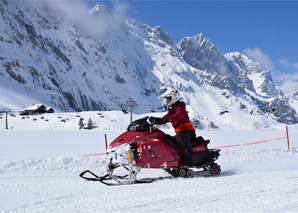 Randonnée en motoneige