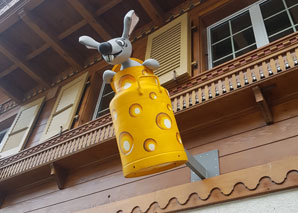 Chasse au trésor du fromage à Adelboden avec la tablette