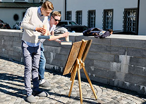 Jeu de la ville de St-Gall - sur les traces de Gallus