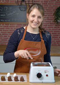 Atelier de baisers au chocolat