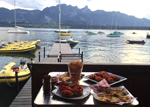 Sailing trip on Lake Thun with aperitif