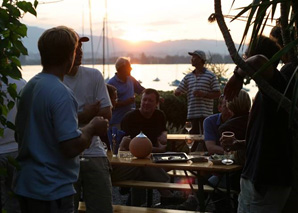 Sailing trip on Lake Thun with aperitif