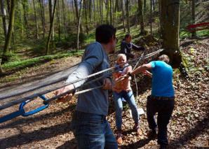 Atelier de technique de corde : Construire un pont de corde ou une tyrolienne