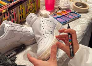 The ultimate create your own sneaker workshop