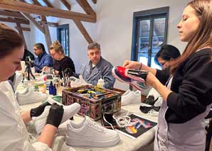 The ultimate create your own sneaker workshop