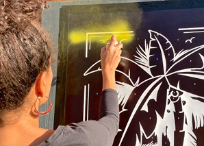 Sprayen nach Zahlen
