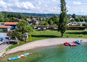 Stand Up Paddling auf dem Bielersee