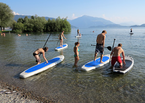 Stand Up Paddling am Zürichsee