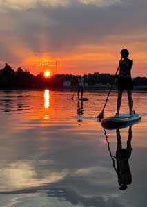 SUP-Yoga – Yoga auf dem Schiffenensee