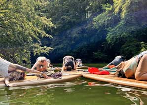 SUP-Yoga – Yoga auf dem Schiffenensee