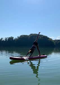 SUP-Yoga – Yoga auf dem Schiffenensee