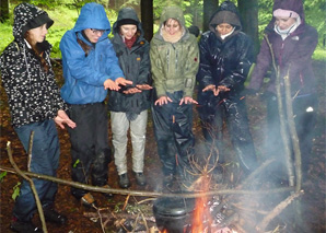 Training de survie dans la nature