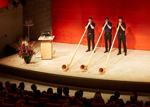 Swiss Alphorn Trio - fresh, bold, virtuoso, versatile