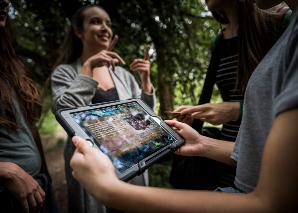 Mit dem Tablet auf magischer Mission