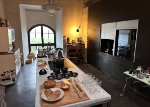 Teamkochen in der alten Spinnerei