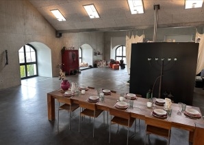 Teamkochen in der alten Spinnerei