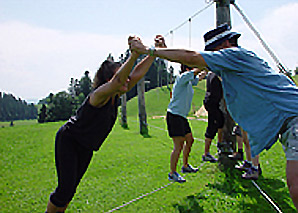 Balance Trail - Teamübungen mit Spass