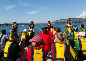 Team building in a dragon boat