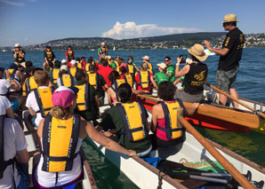 Team building in a dragon boat