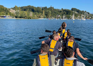 Team building in a dragon boat