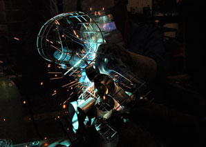 Weld a sculpture