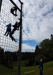 X-Trail - Teamübungen in luftiger Höhe