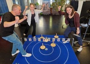 Mobiles Bingo-Curling für Teams