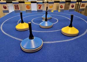 Mobiles Bingo-Curling für Teams