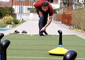 Carpet curling - group event