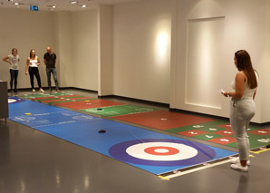 Carpet curling - group event