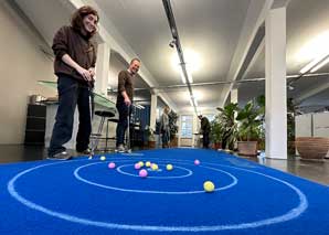 Carpet golf – the aperitif fun