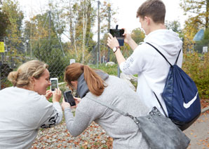 atelier zoo photographie zoo téléphone mobile