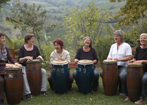 Team drumming