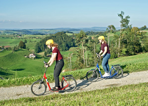 Randonnée en trottinette en Emmental