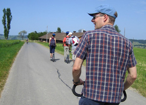 Scooter fun in the Emmental