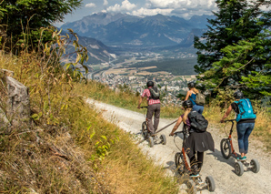 Bikeboarding in Chur