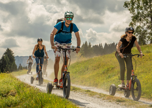 Bikeboarding in Chur