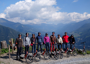 Bikeboarding in Chur