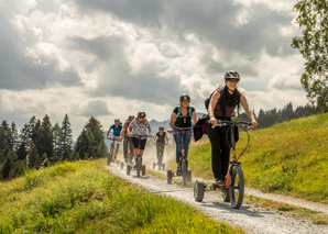 Bikeboarding in Chur