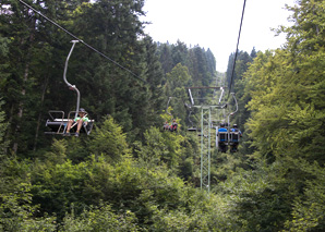 Descente amusante dans le Funpark du Jura