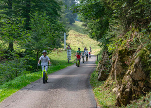 Descente amusante dans le Funpark du Jura