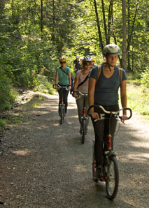 Scooter fun on the Zugerberg