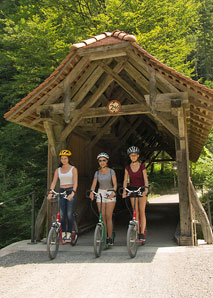 Balade plaisir en trottinette sur le Zugerberg