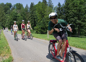 Balade plaisir en trottinette sur le Zugerberg