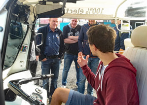 Tablet-Challenge mit E-Tuktuk